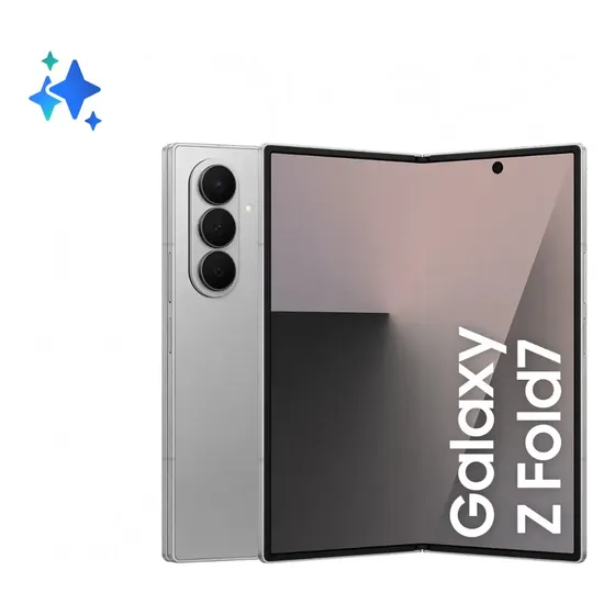 Celular Samsung Galaxy Z Fold7 512GB, 12GB RAM, Tela 8.0" + 6.5", Câmera Traseira 200+12+10MP, Frontal 10+10MP - Azul