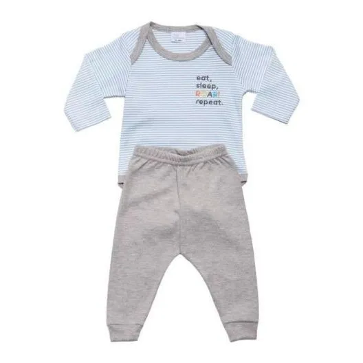 Conjunto Bambino Eat Sleep Roar Para Bebes