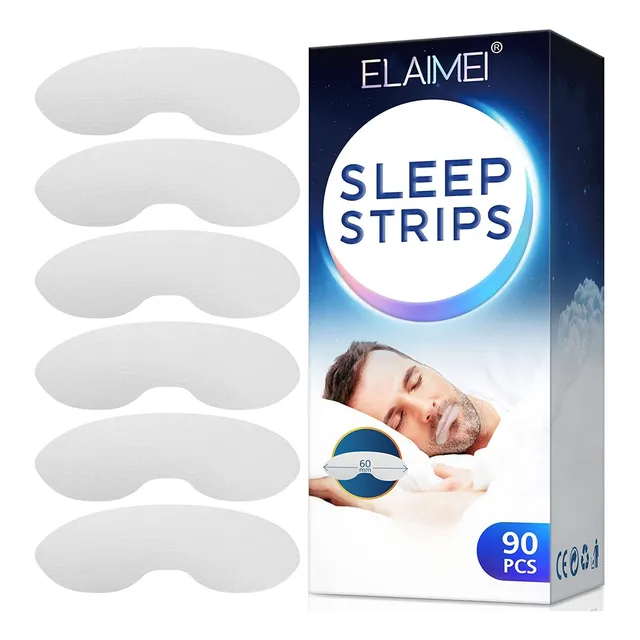 Cinta Bucal Para Dormir Adhesiva Tiras Bucales Antironquidos