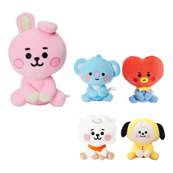 Bt21 Peluche 7 Tipos Grande 25cm Peluches Grandes Color Rosa Pálido
