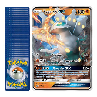 Carta Pokémon Jumbo Grande Zygarde Gx Promo Original Copag Carta Pokémon Jumbo Grande Zygarde Gx Promo Original Copag