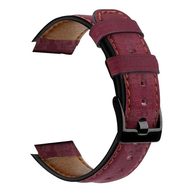 Pulso Banda De Cuero 22mm Para Reloj Luminox Huawei Samsung