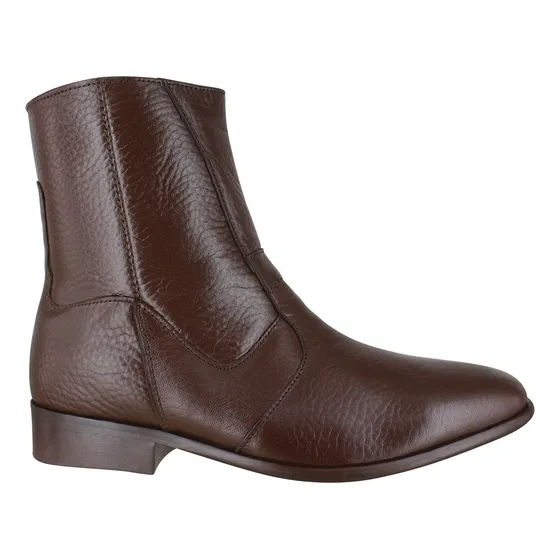 Botas Hombre Vogatti 5705 Venado Cafe Cuero Natural Casual
