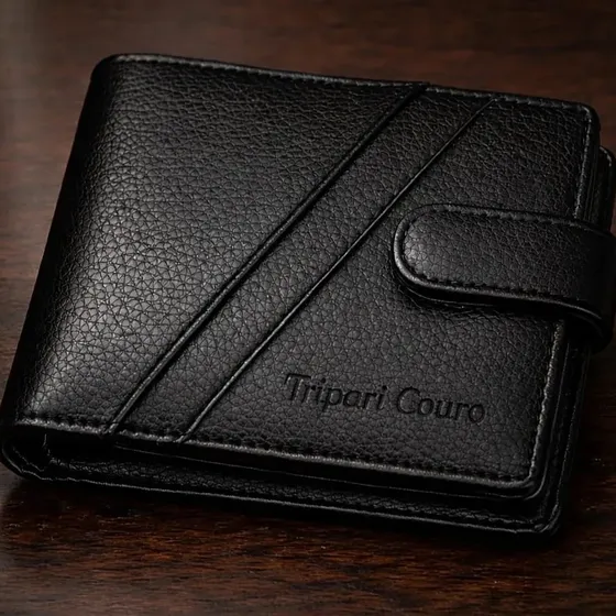 Carteira Masculina Tripari Couro Legítimo Luxo 202