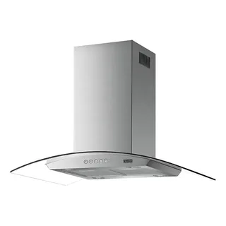 Coifa Ilha 90cm Inox Franke Vidro Curvo Glass Classic Cor Prateado Voltagem Coifa Ilha 90cm Inox Franke Vidro Curvo Glass Classic Cor Prateado Voltagem