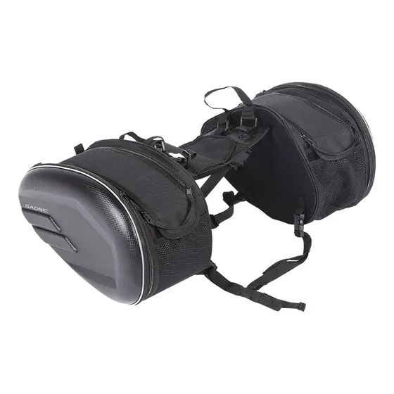 Bolso Doble Para Sillin De Moto Lateral Gadnic Impermeable