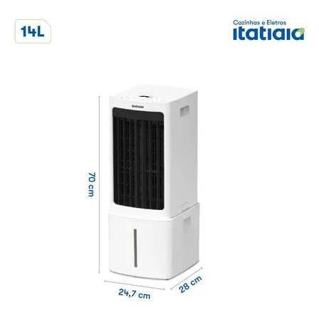 Climatizador Ar Itatiaia 14 Litros De 14l Branco 127v
