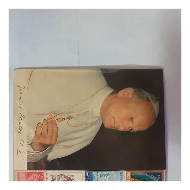 Estampillas Antiguas Vaticano. Foto Firma De Juan Pablo Ii