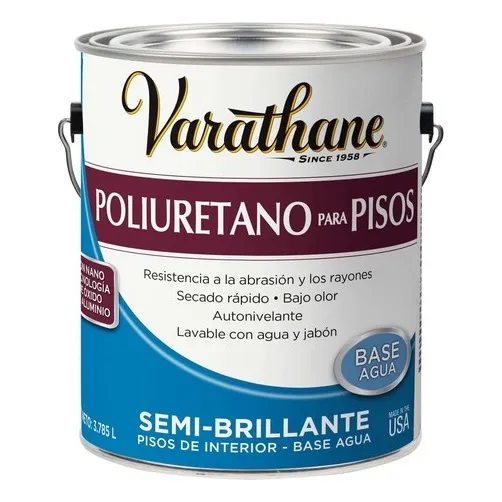 Poliuretano Para Pisos Base Agua Varathane 3,785l K37