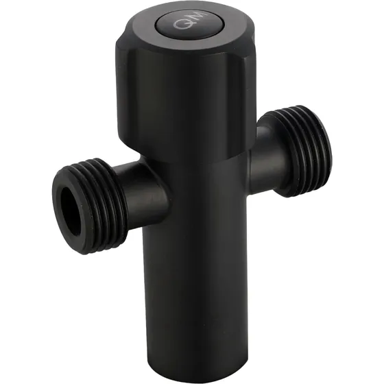 Llave De Arresto Negra Doble Quality Metal 10 Años Gtia Qm