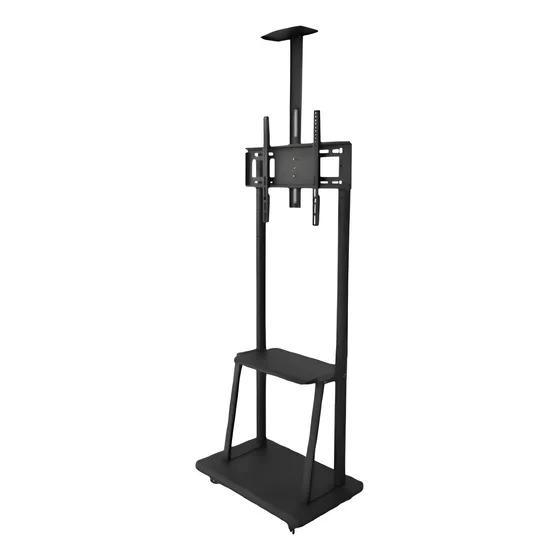 Rack Soporte Tv Metálico Pedestal 40 A 75 Pulgadas C/ Ruedas