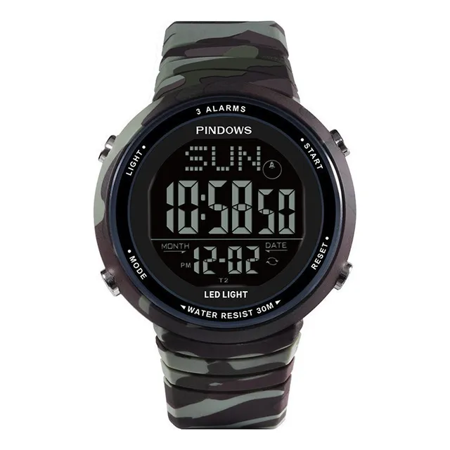 Reloj Deportivo Al Aire Libre Impermeable Táctico De Camufla