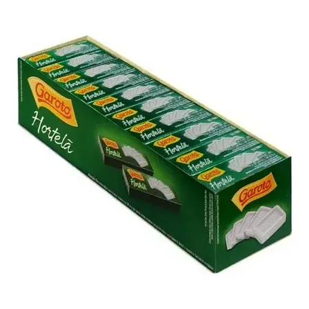 Bala Pastilha Garoto Hortelã C/40un
