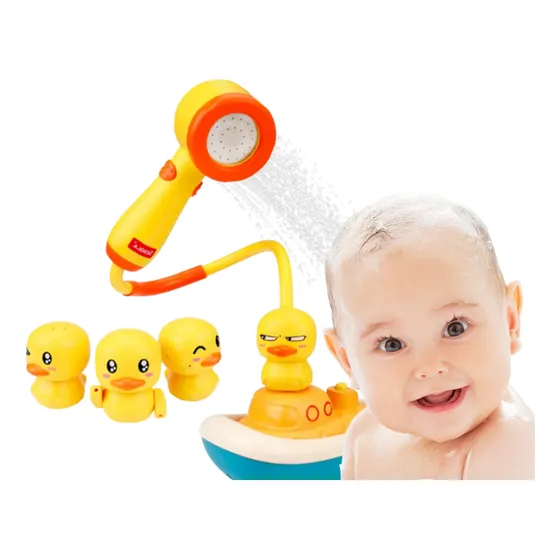 Juguete Pato Ducha Para Bebé Piscina, Bañera, Playa