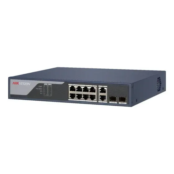 Switch 8 Puertos Poe Rj45 Hikvision Ds-3e1310p-si 125w