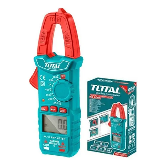 Pinza Voltiamperimetrica 600v Digital Super Select Total