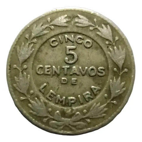 Moneda De Colección Honduras 5 Centavos De Lempira, Año 1949