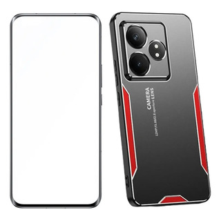 Funda Para Realme Gt 6t 5g De Chapa Metálica Y Cristal. Funda Para Realme Gt 6t 5g De Chapa Metálica Y Cristal.