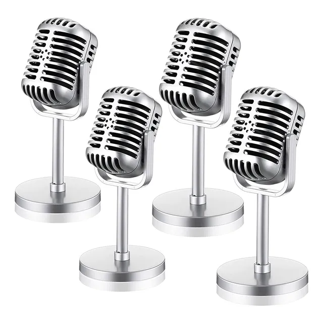 Para Micrófono Retro O44 Unidades Modelo Vintage Microphone