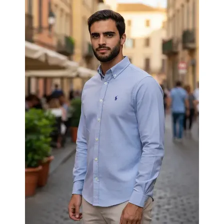 Camisa Social Oxford Masc Camiseta Premium Original Custom