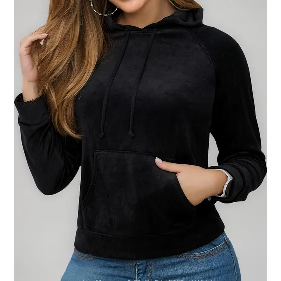 Buzo Amarella Negro Para Mujer Croydon