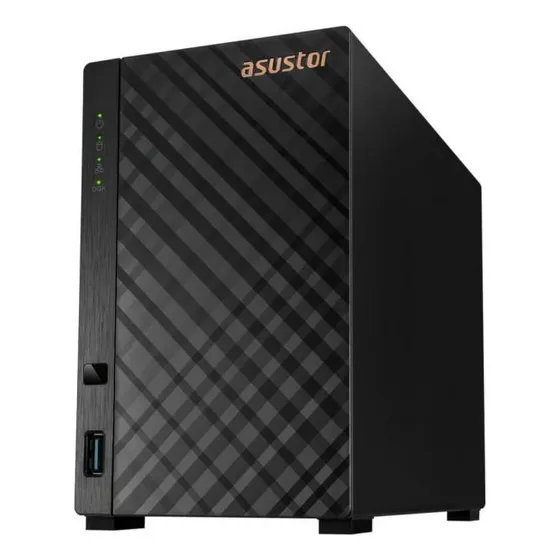 Storage Asustor 2 Baias As1102tl Quadcore Ddr4 Até 40tb