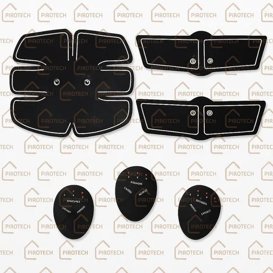 Electroestimulador Muscular Abdominal Y De Brazos Tonificador Ems Con Gel Reutilizable Entrenamiento En Casa Para Hombre Y Mujer Reafirma, Fortalece Y Moldea Sin Esfuerzo