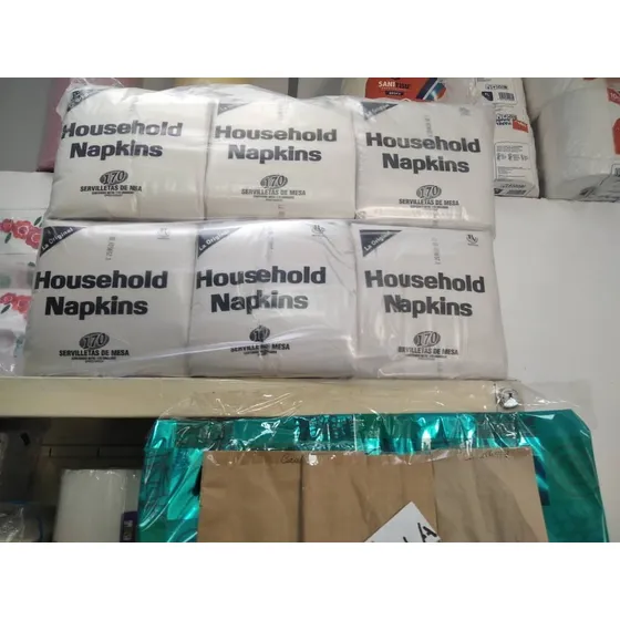 Servilletas Household Napkins - Bulto 12 Paquetes De 120 Ud.