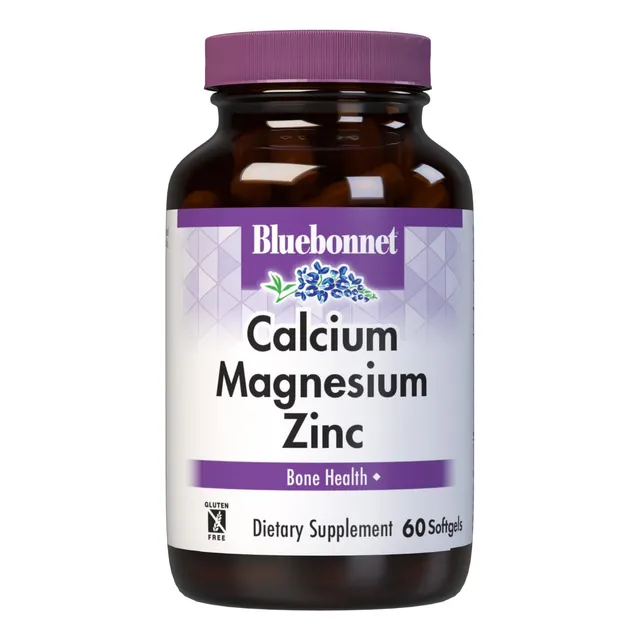 Suplemento Bluebonnet: Calcio, Magnesio, Zinc Y Vitamina D3