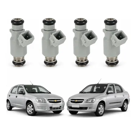 Kit 4 Bicos Injetores Celta Prisma 1.0 8v Flex 94705391 Não Se Aplica