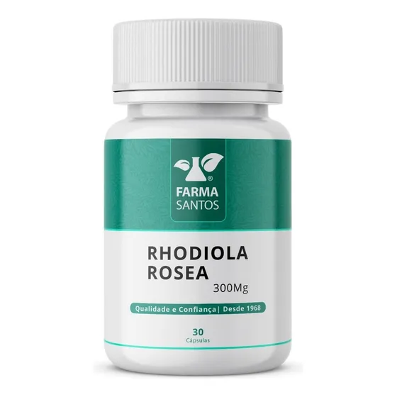 Suplemento Rhodiola Rosea 300mg Melhora O Sono 30 Cápsulas Sabor Sem sabor