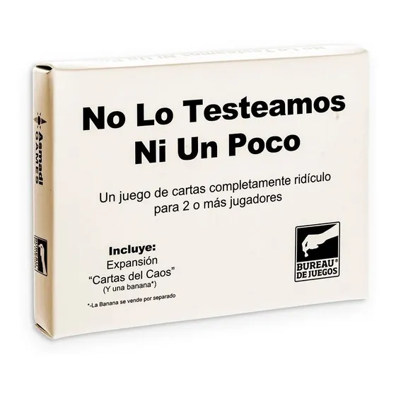 No Lo Testeamos Ni Un Poco Juego De Mesa Previas +18