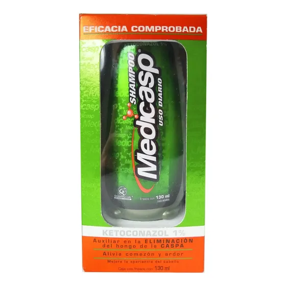 Shampoo Medicasp Ketoconazol 1% Frasco 130 Ml