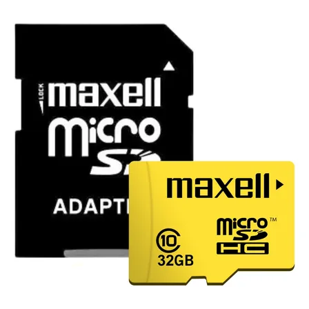 Tarjeta Micro SD Maxell 32GB CLASE 10