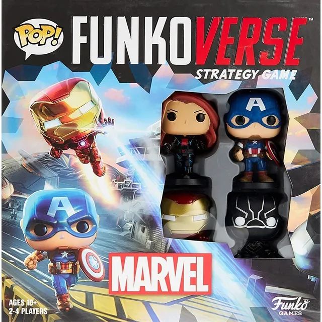 Funkoverse Marvel Vengadores 4 En 1 Juego De Mesa