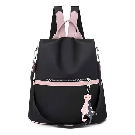 Bolsa Feminina Casual Alça Transversal Moderna Anti Furto Cor Preto