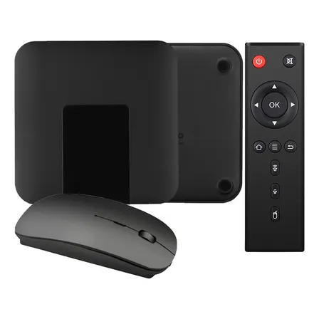 P 4k/hd Box Tv S905 Reproductor Android Juegos O Domótica Negro Estándar