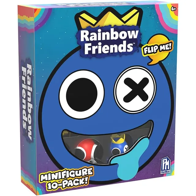 Conjunto De 10 Figuras Coleccionables De Amigos Rainbow, Ser