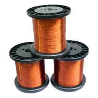 Fio De Cobre Esmaltado 33 Awg - 200 °c - 1 Kg Fio De Cobre Esmaltado 33 Awg - 200 °c - 1 Kg