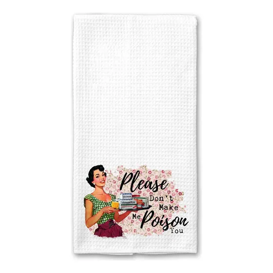 Favor No Me Haga Envenenarte Divertido Vintage 1950 Ama Casa