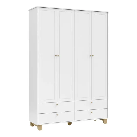 Ropero 4 Puertas Dormitorio Infantil Bebe - Lcm