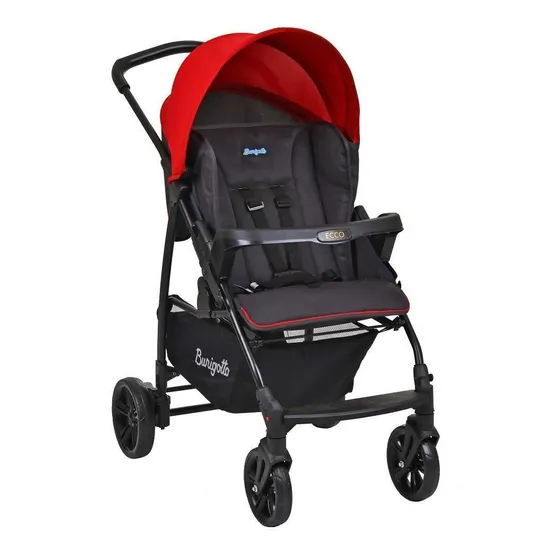 Carrinho De Bebê Burigotto Ecco Vermelho 0 A 15kg