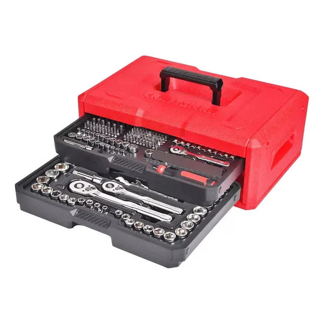 Kit De Herramientas Combinadas Craftsman Cmmt45256 De 256 Piezas Color Rojo