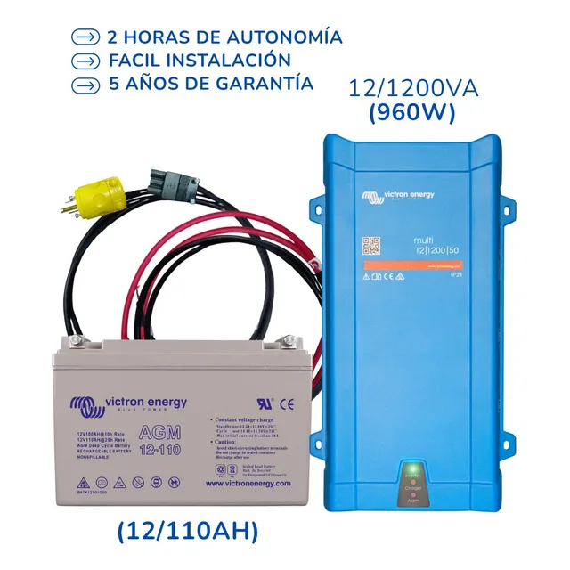Kit De Respaldo Energético Victron Energy De 960w