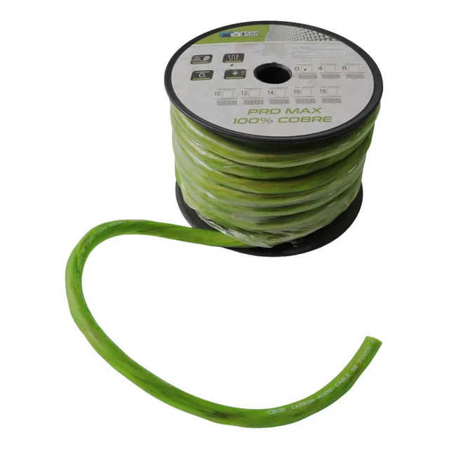 Rollo 15mt Cable 100% Cobre Cal. 0 Carbon Audio Ca-cc01500px