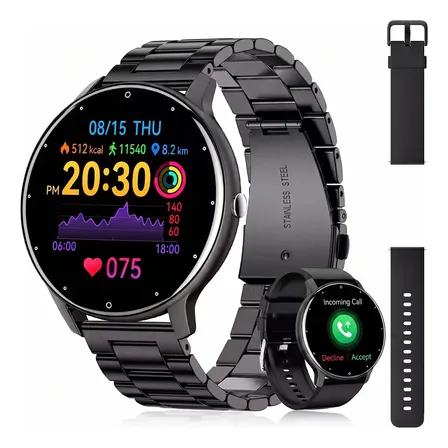 Smartwatch Mertto Zl02 Pro 1.39 Edicao Esportiva 2025 Preto Mesh