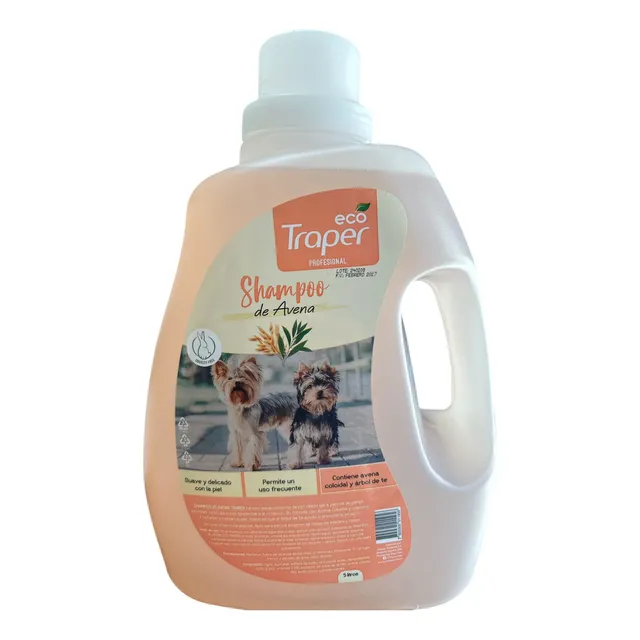 Shampoo Traper De Avena Para Perros 5 Litros