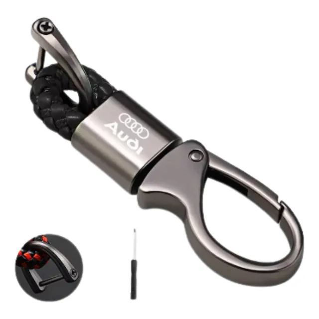 Chaveiro Luxo Audi A1 A3 A4 A5 Q3 Q5 Q8 E-tron Rs5 Rs4 Avant