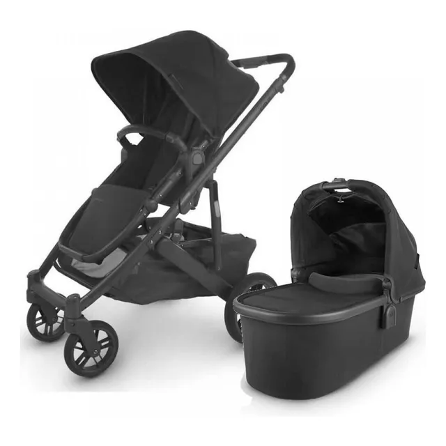 Uppababy Cruz V2 Pushchair + Carrycot In Jake Black Hooo