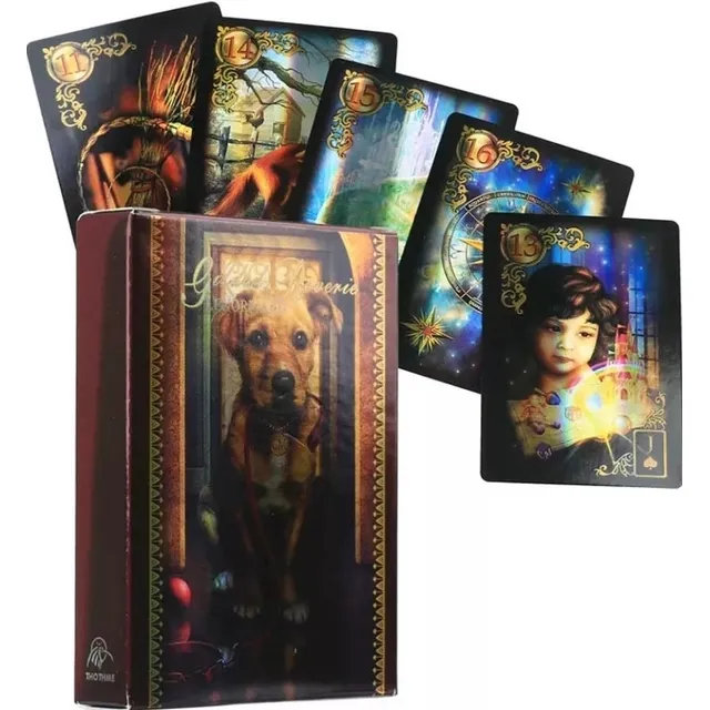 Gilded Reverie Lenormand Oracle Holográfico Baralho Cigano